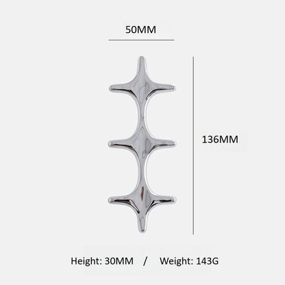 CROSS | Chrome Cross Cabinet Handle