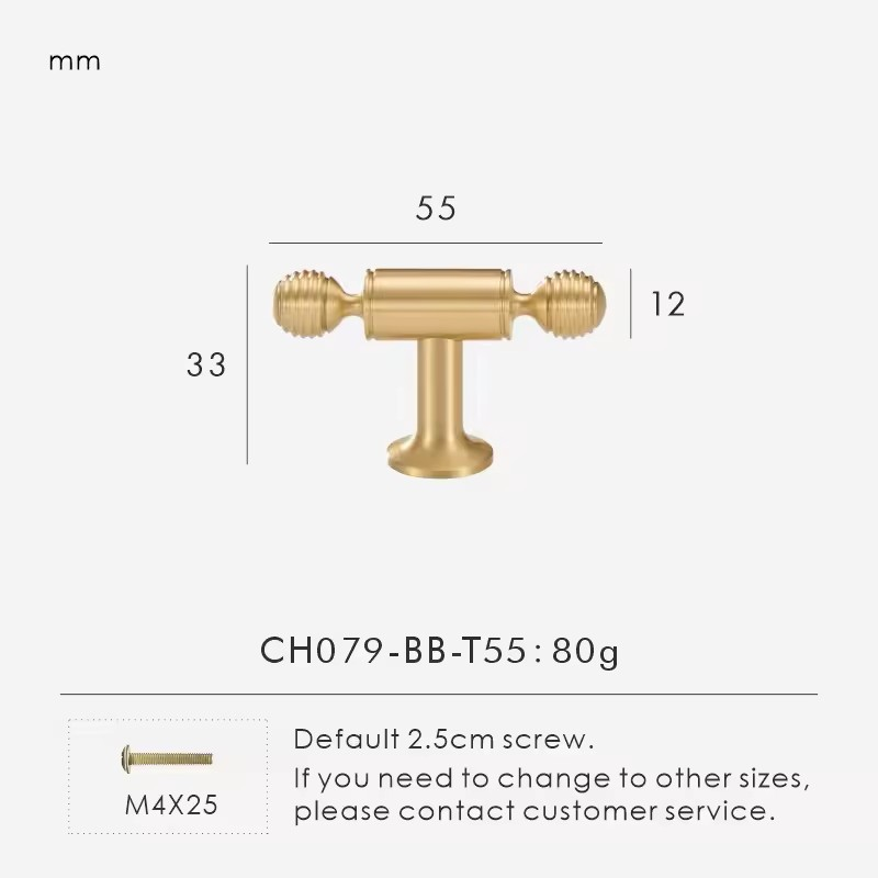 AVON | French Luxury Solid Brass Pull Bar