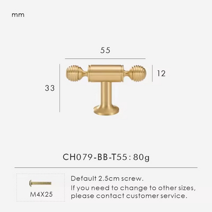 AVON | French Luxury Solid Brass T-Bar