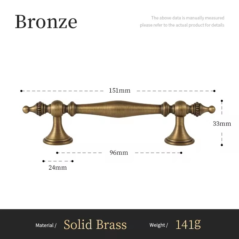 ROSENDALE | Antique Brass Cabinet Pull