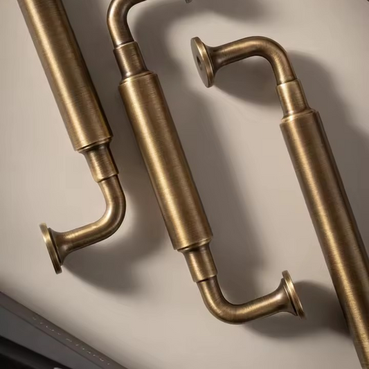 HAMPTON | Antique Brass T-Bar Cabinet Pull