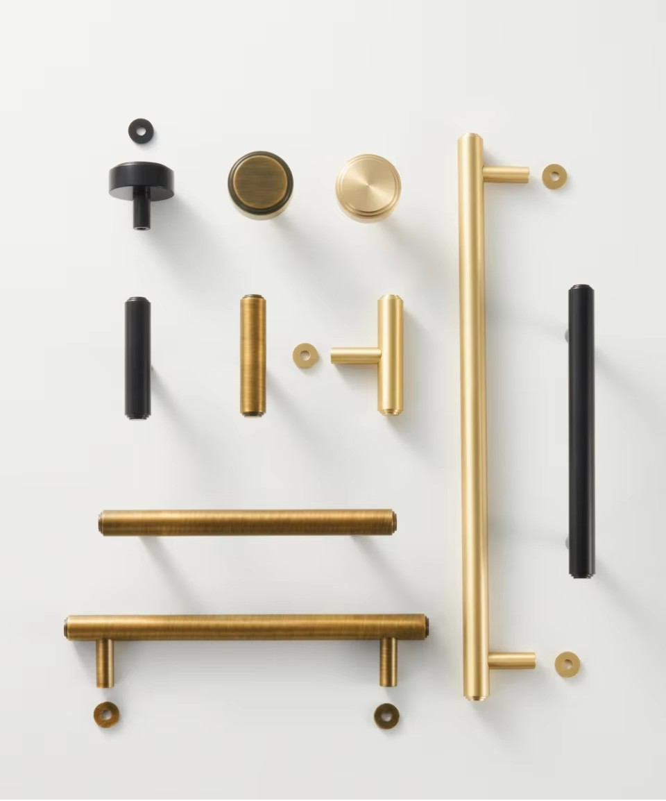 REDMOND | Solid Brass T-Bar Cabinet Knob