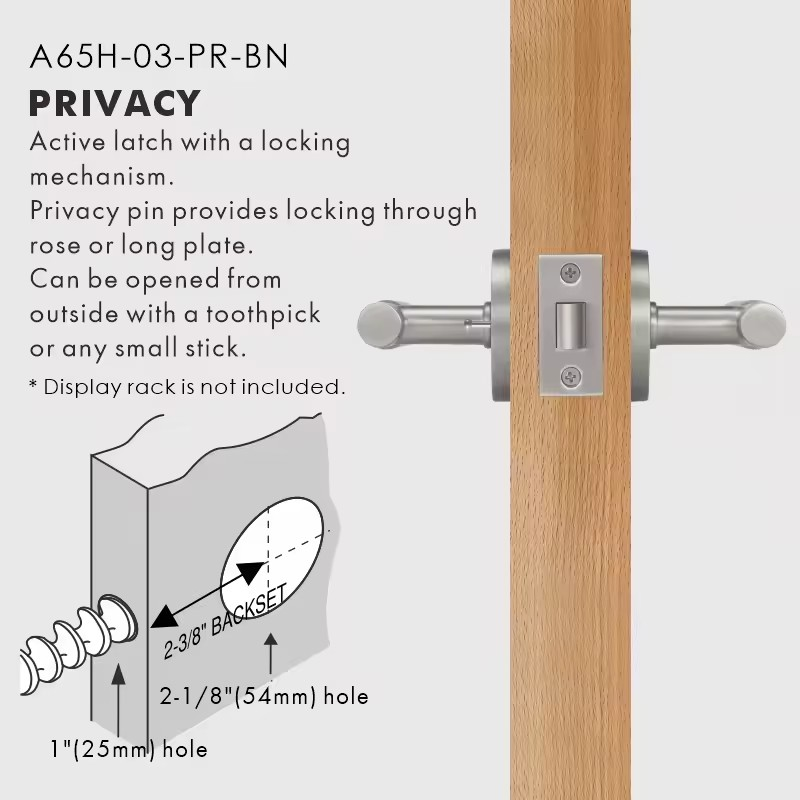 CAMILLE | Linear Door Lever Handle Set