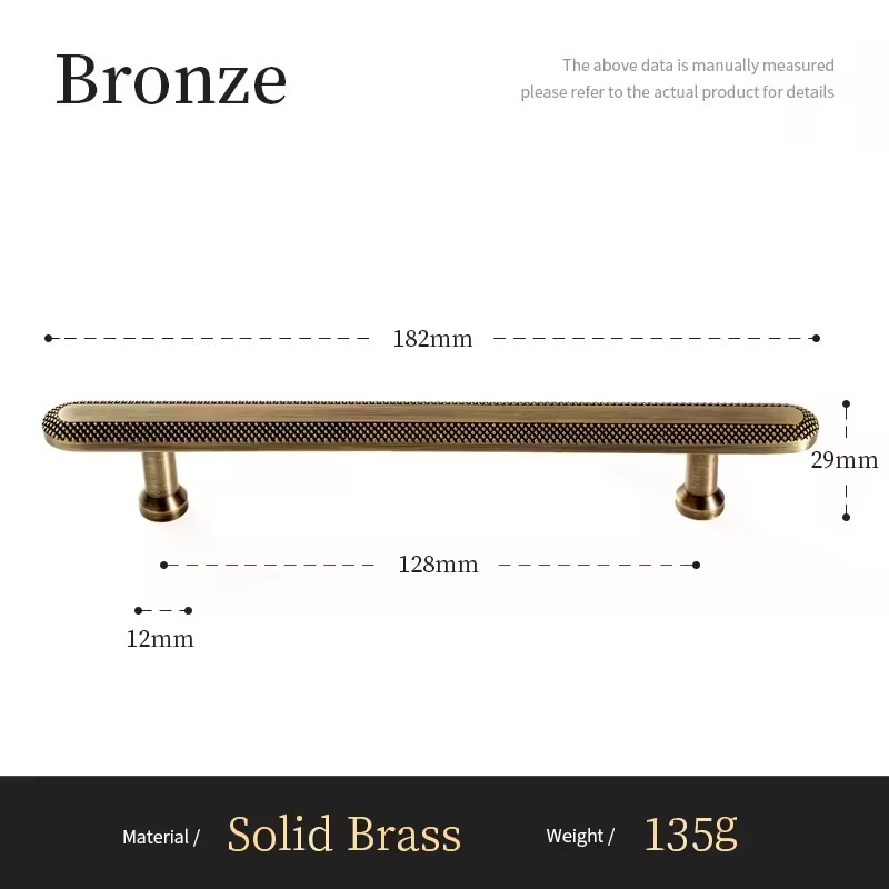 ARDEN | Knurled Antique Bronze Pull