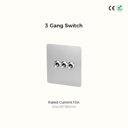 CAMDEN | Silver Toggle Switch