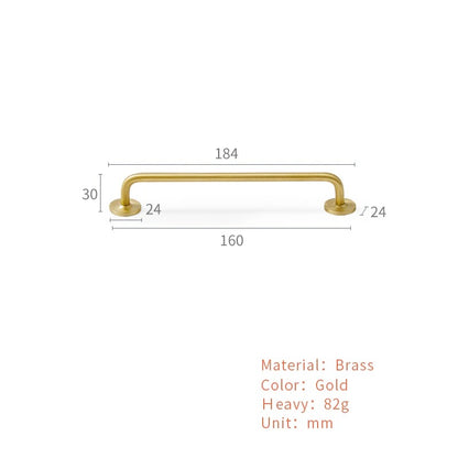 BELLE | Nordic Brass Long Cabinet Handles