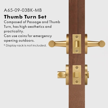 VERONA | Solid Brass Architectural Door Handle Set