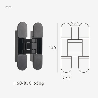 Invisible Concealed Door Hinge