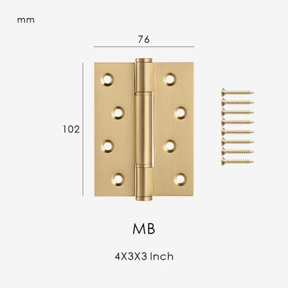 4 Inch Smooth Interior Door Hinge
