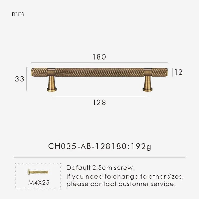 QUILL | Diamond-Knurl Cabinet Knob