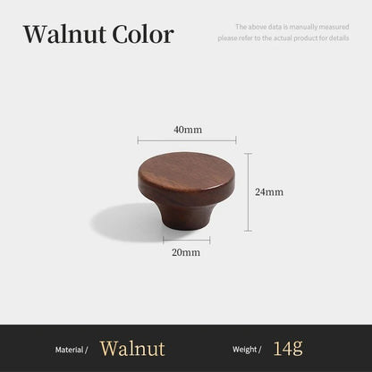 TAY | Walnut Wood Knobs & Pulls