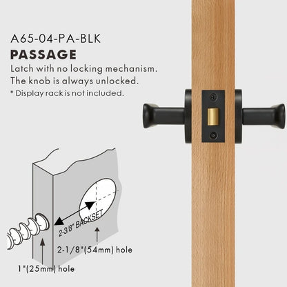 BASIL | Solid Brass Door Lever Handle Set