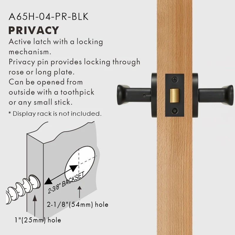 BASIL | Solid Brass Door Lever Handle Set