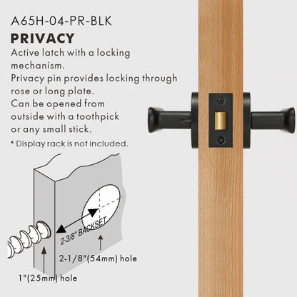 BASIL | Solid Brass Door Lever Handle Set