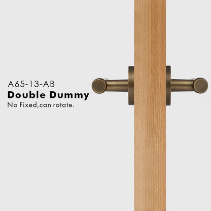 SIENA | Hammered Brass Door Handle Set