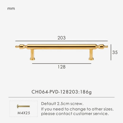ELLIOT | Solid-Brass Cabinet Knob and Pulls