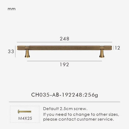 QUILL | Diamond-Knurl Cabinet Knob