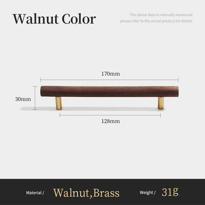 TAY | Walnut Wood Knobs & Pulls