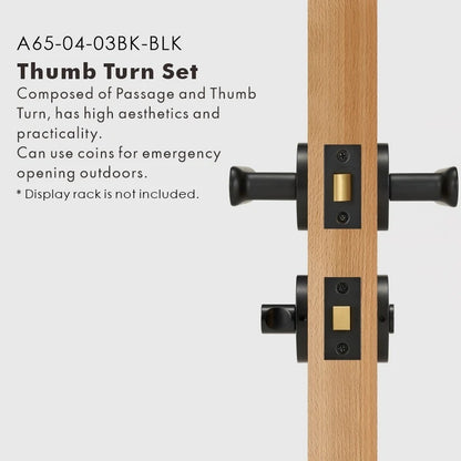 BASIL | Solid Brass Door Lever Handle Set