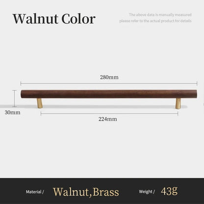 TAY | Walnut Wood Knobs & Pulls