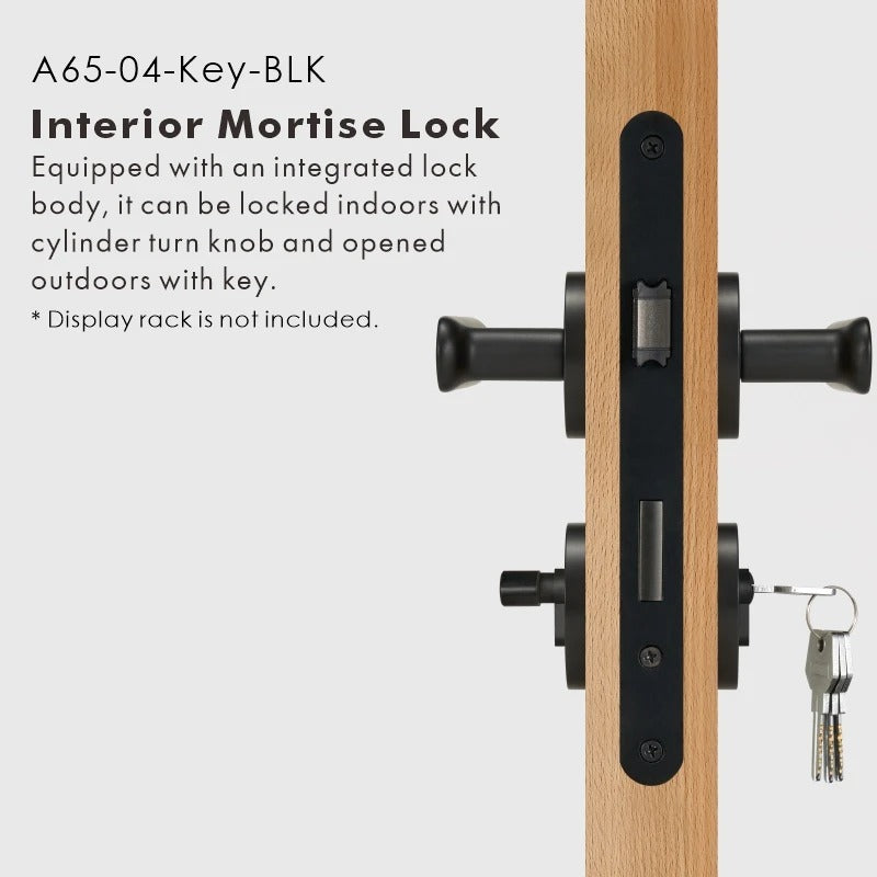 BASIL | Solid Brass Door Lever Handle Set