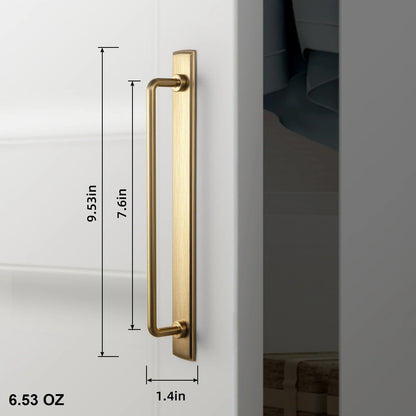 TONI | Antique Brass Handle with Backboard