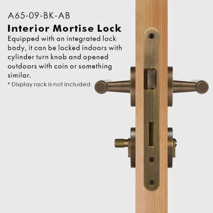 VERONA | Solid Brass Architectural Door Handle Set