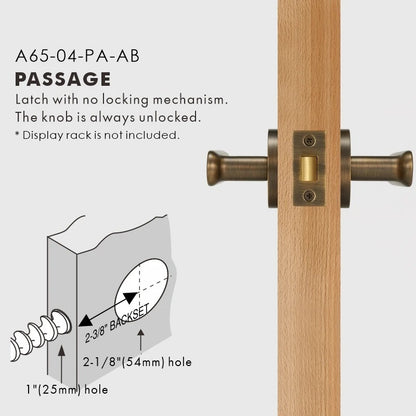 BASIL | Solid Brass Door Lever Handle Set