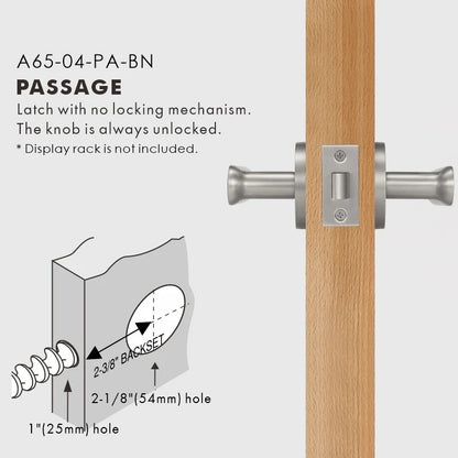 BASIL | Solid Brass Door Lever Handle Set