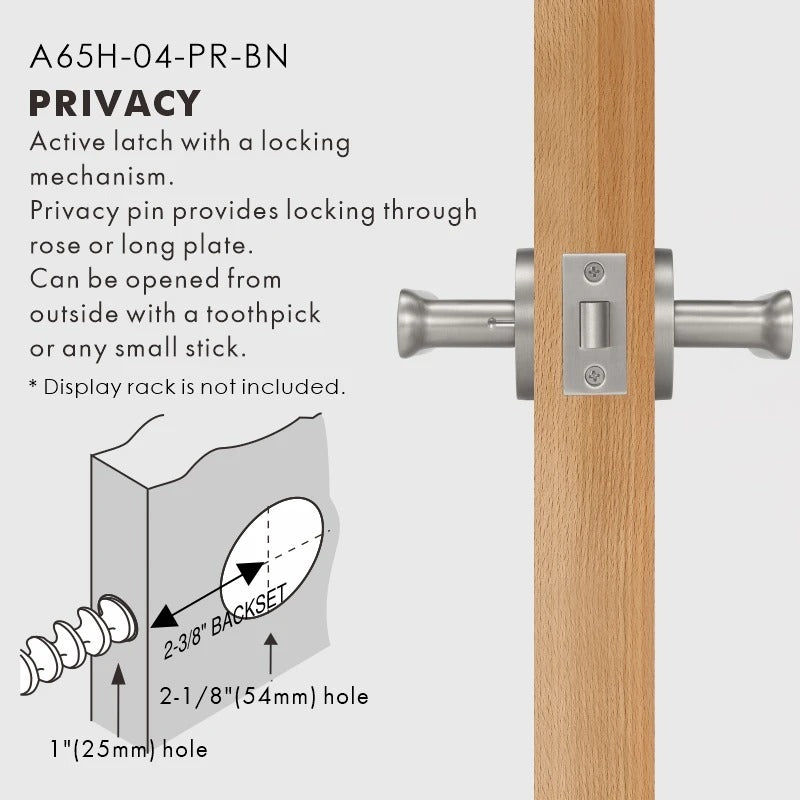 BASIL | Solid Brass Door Lever Handle Set
