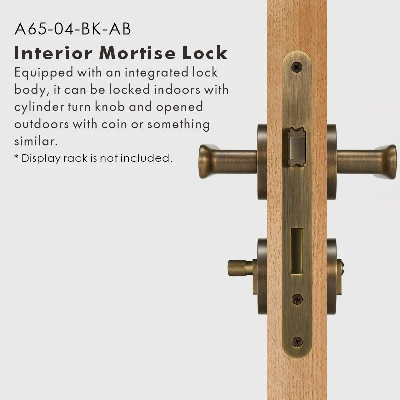 BASIL | Solid Brass Door Lever Handle Set