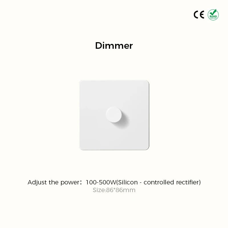 Switch plate dimensions and specifications diagram