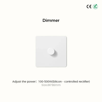 Switch plate dimensions and specifications diagram