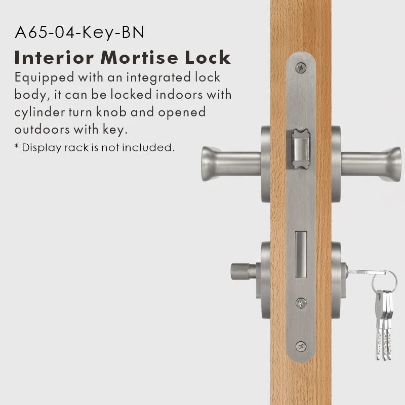 BASIL | Solid Brass Door Lever Handle Set