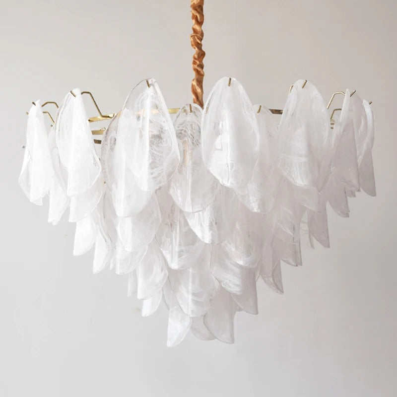 COLETTE| French Vintage Glass Chandelier