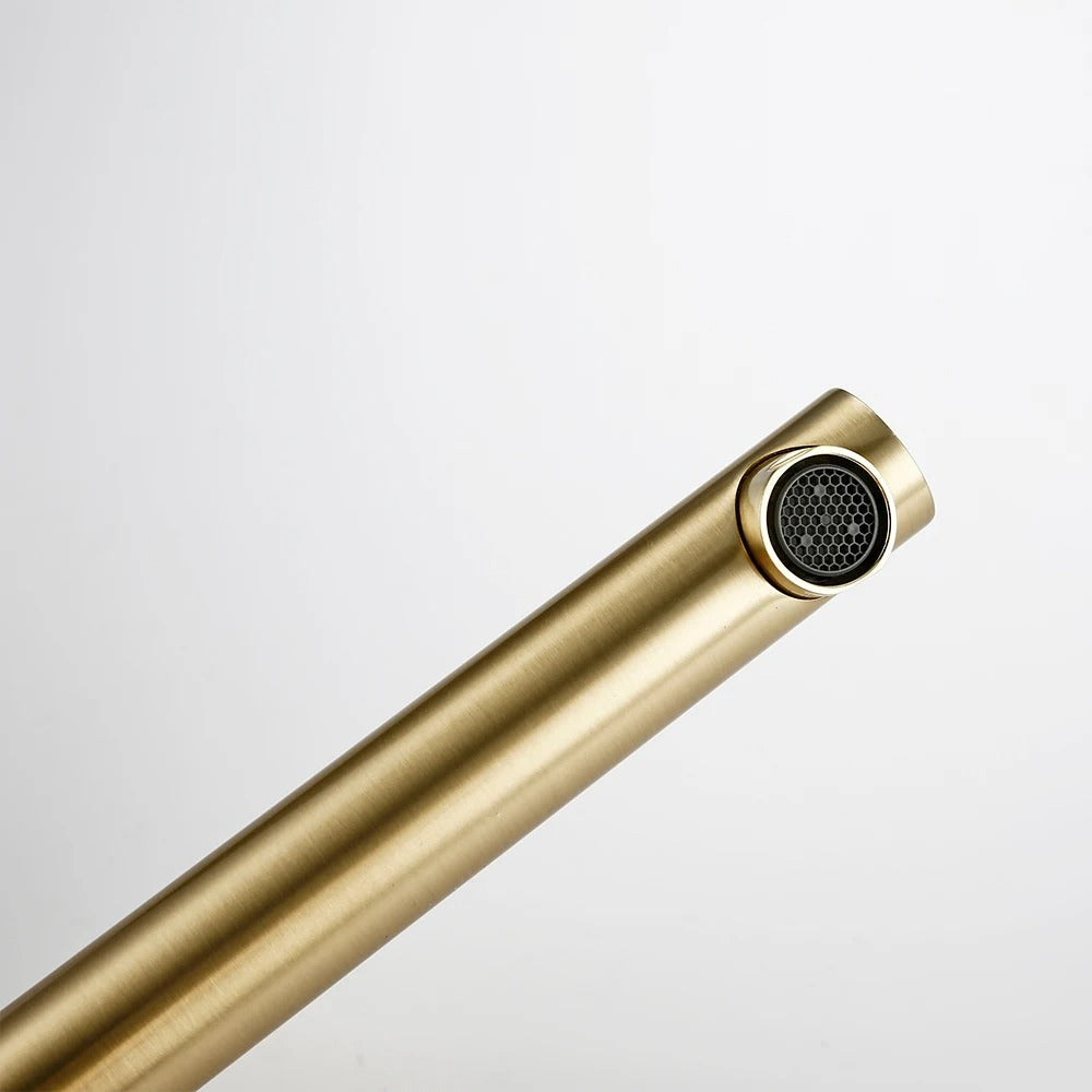 FELIX | Gold Knurled Basin Faucet