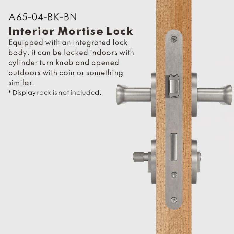 BASIL | Solid Brass Door Lever Handle Set