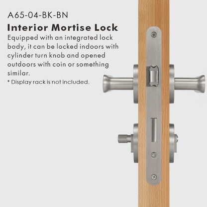 BASIL | Solid Brass Door Lever Handle Set