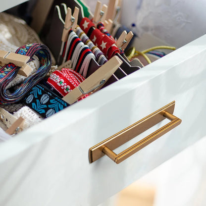 LEWIS | Antique Brass Handle with Backboard