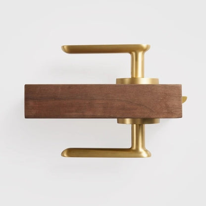 BASIL | Solid Brass Door Lever Handle Set