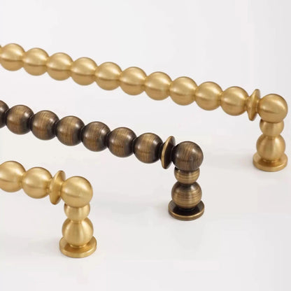 OLLIE | Brass Round Ball Pull Bar
