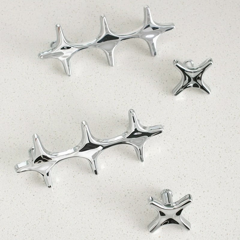 CROSS | Chrome Cross Cabinet Handle