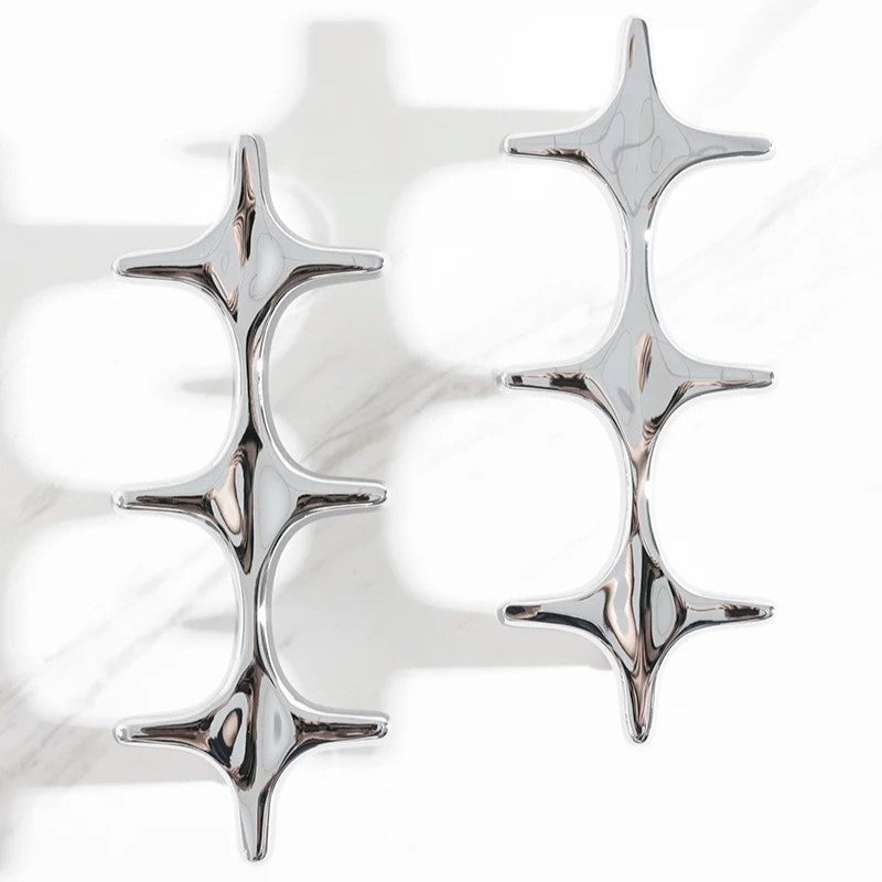 CROSS | Chrome Cross Cabinet Handle