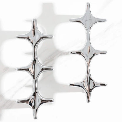 CROSS | Chrome Cross Cabinet Handle