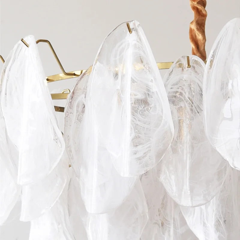 COLETTE| French Vintage Glass Chandelier