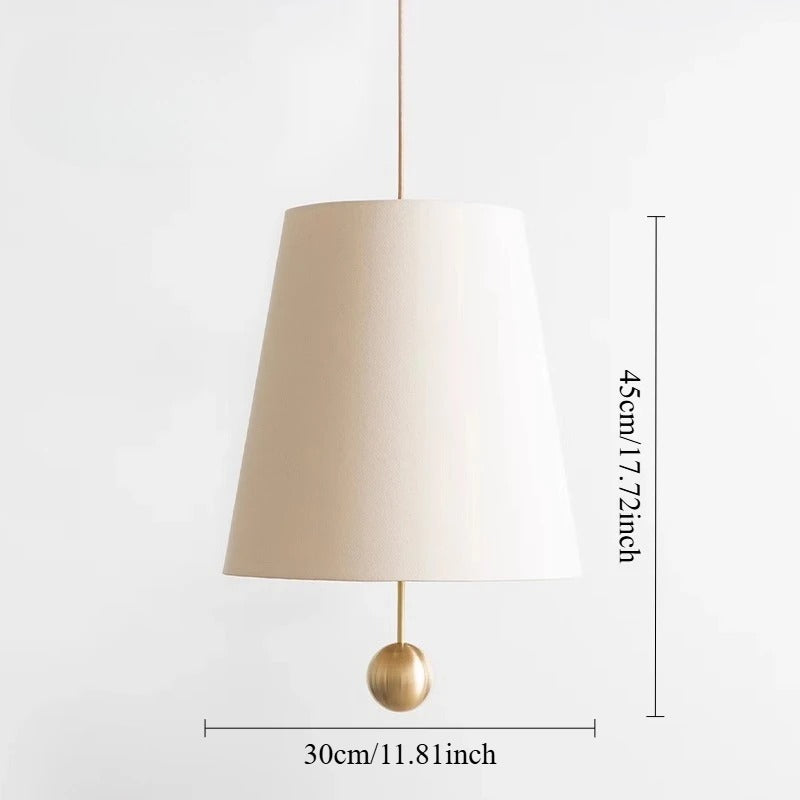 MARGAUX| French Linen Pendant Lamp