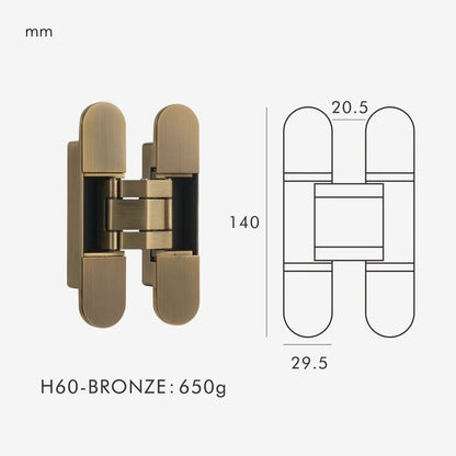 Invisible Concealed Door Hinge