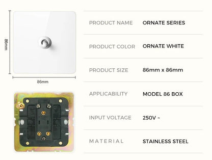 Toggle switch dimensions and specifications diagram