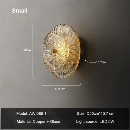 CLAIRE| Glass Wall Lamp