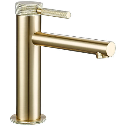 FELIX | Gold Knurled Basin Faucet
